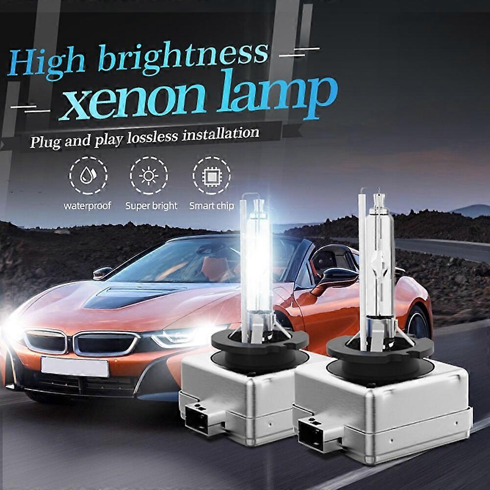 Roadsun D1S D2S D3S D4S HID Car Xenon Bulb 6000K High Low Beam Head Replacement Car Xenon Bulb With Metal Stents Base For 12V