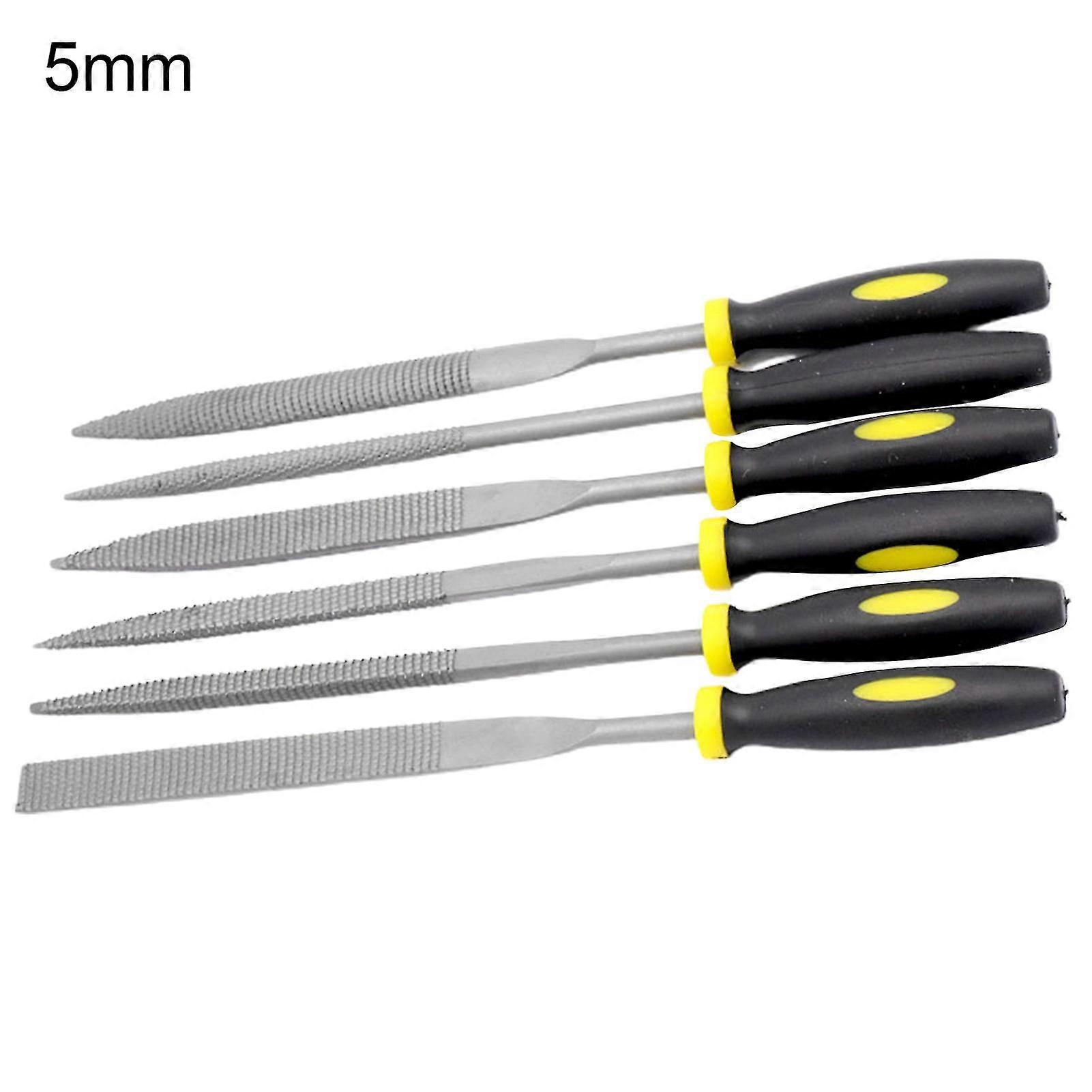 Farfi 6 stk multifunksjonell Wood Rasp File Høy temperatur herding mye brukt verksted utstyr trebearbeiding fil for hjemmet