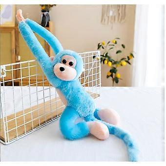 1 Söpö Screech Monkey Pehmolelunukke Gibbons Kids Lahja taivaansininen
