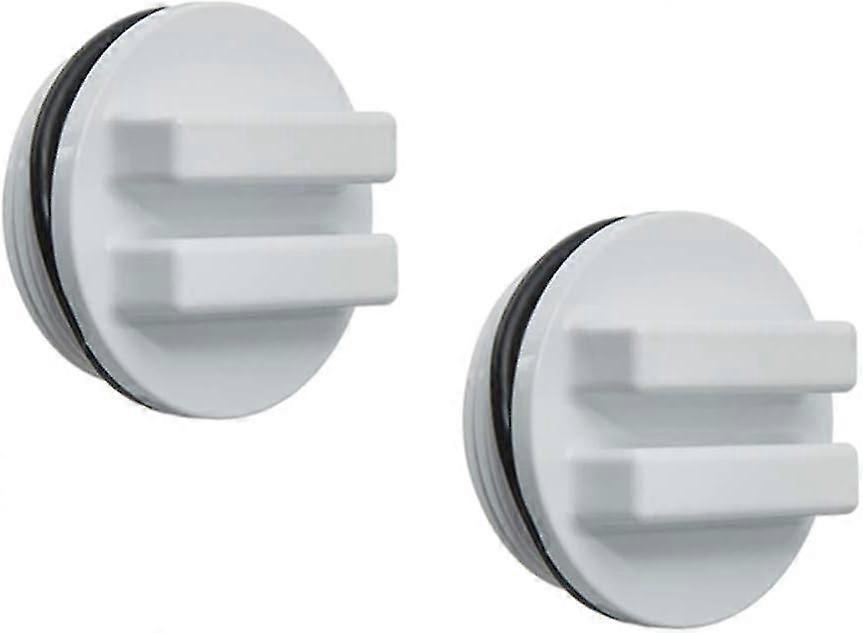 2pcs 1.5 Threaded Oil Return Pipe Antifreeze Plug Filter Drain Plug With O-ring For Winter Pool And Pool Spa Filter Drain Plug