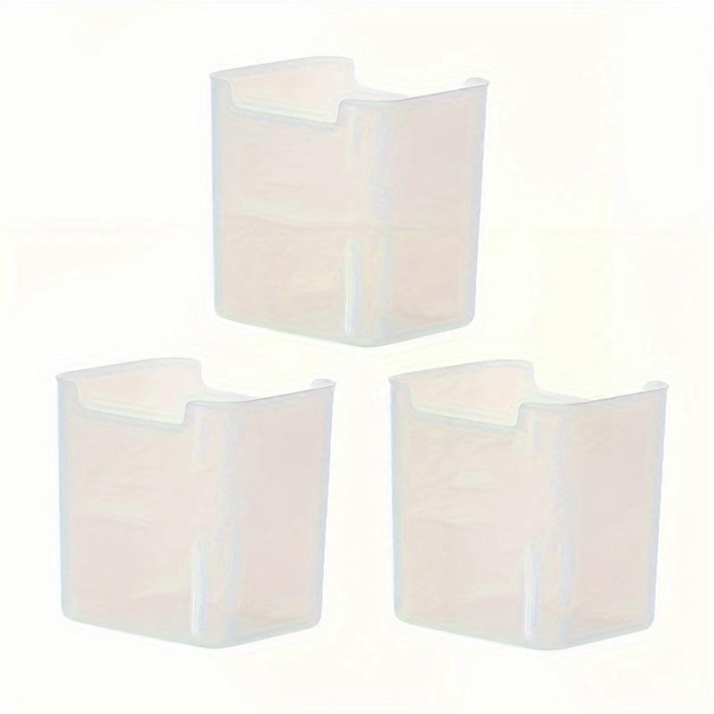 3pcs新しい冷蔵庫サイドドア収納ボックス、冷蔵庫食品食品選別ボックス、新鮮な保存ボックス、レストラン用食品容器