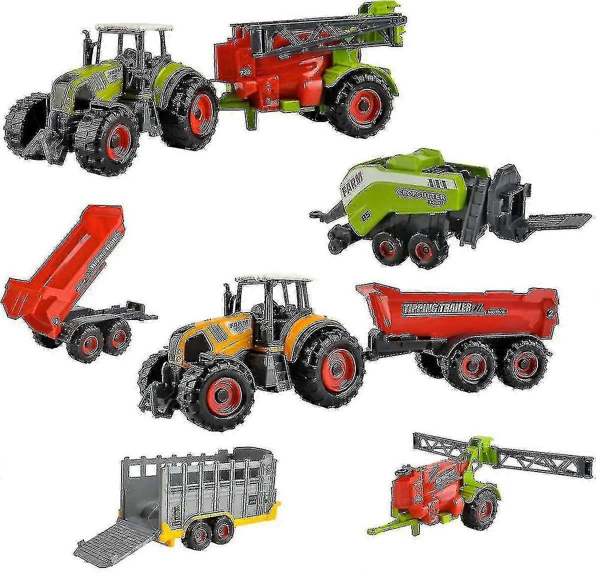 Traktor Trailer Farm Maskiner Leker For Barn