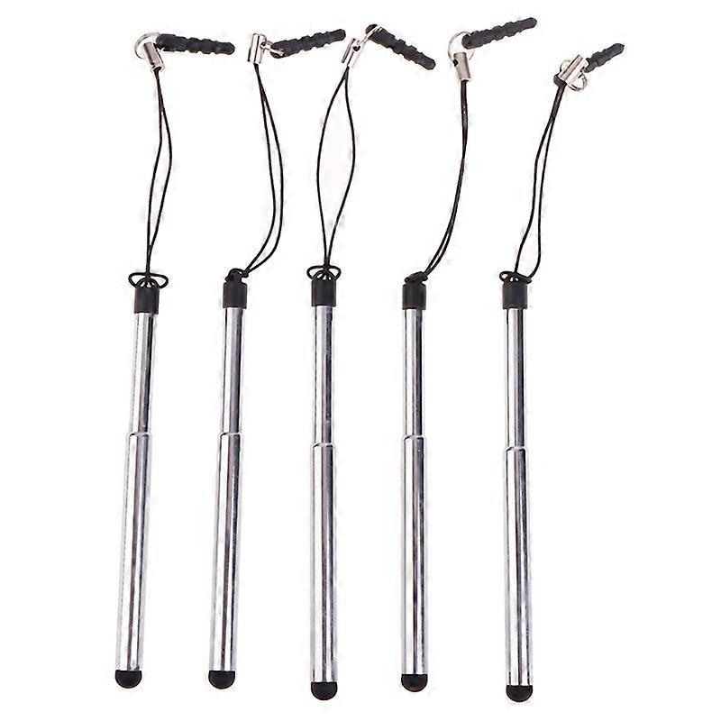 5PCS Retractable Universal Touch Screen Pen Capacitive Stylus Pen For Phone Tablet Retractable Universal Touch Screen Pen