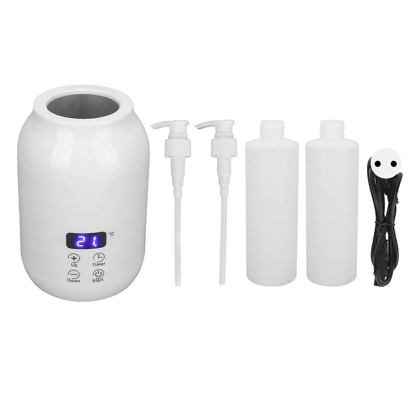 Essential Oil Bottle Warmer LED Display Touch Control Massage Oil Heater Temperature Adjust 110-240V EU Plug