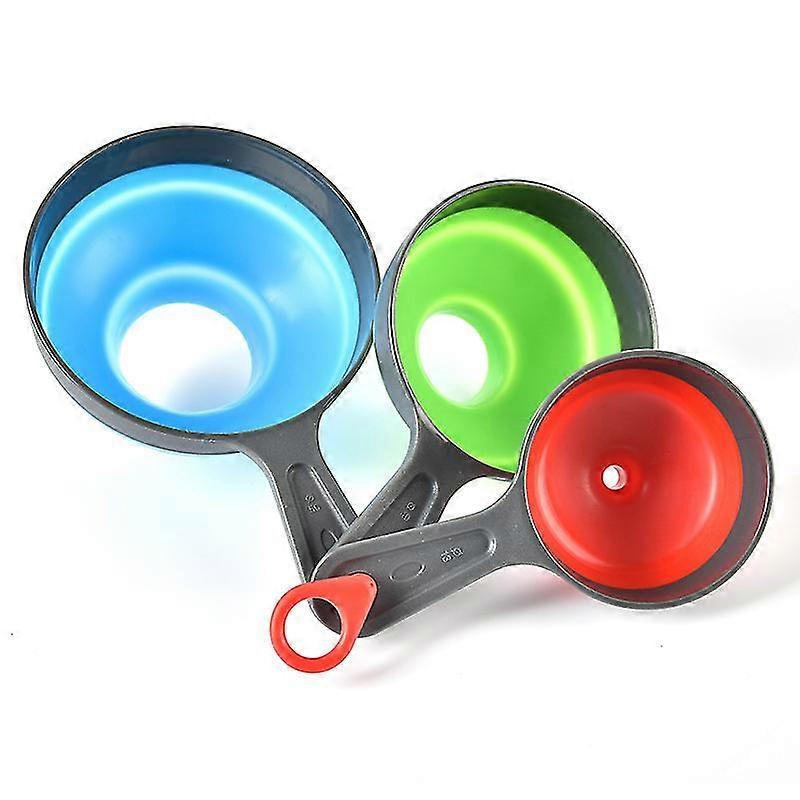 3 Pieces Silicone Funnel, Liquids, Jam