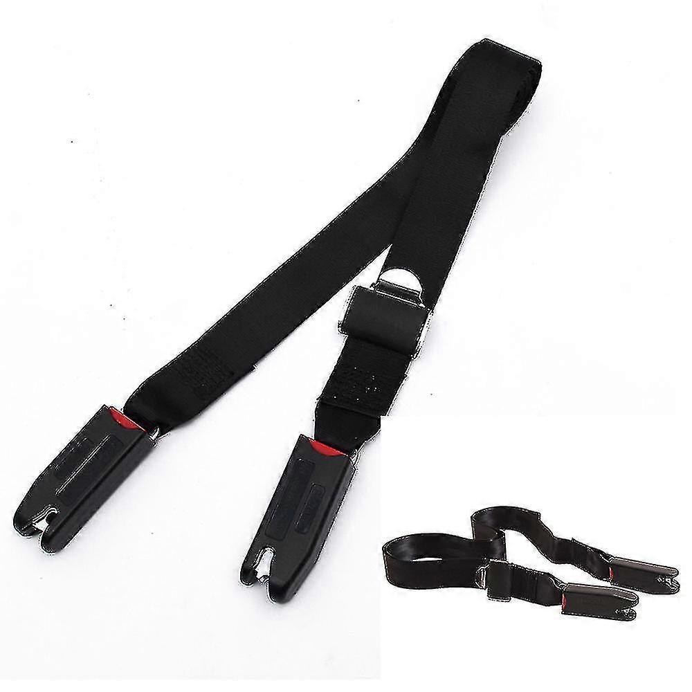 Adjustable Isofixlatch Interface Connection Strap Car Child Seat Belt_A