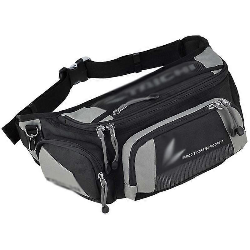 Tactical Waist Bag Pack, Motorcycle Fanny Pack with Adjustable Strap Water-Resistant Hip Bumbag for Outdoors Workout Traveling
