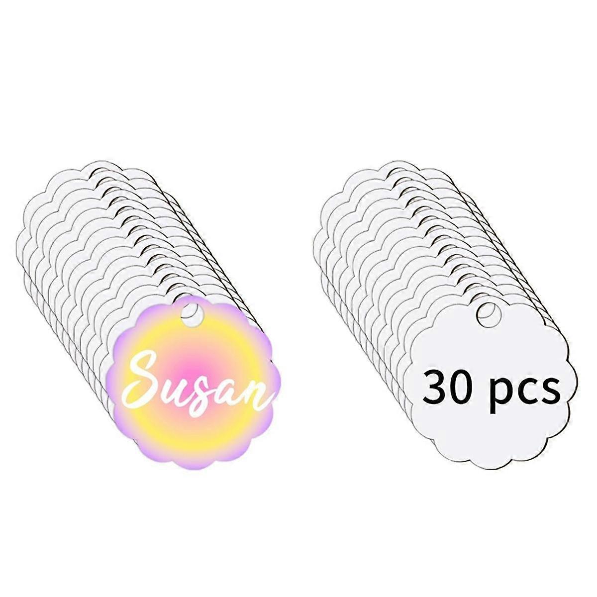 30 PCS Sublimation Hardboard Name Plates Blanks for Cup, Sublimation 40 OZ Tumbler Name Plate
