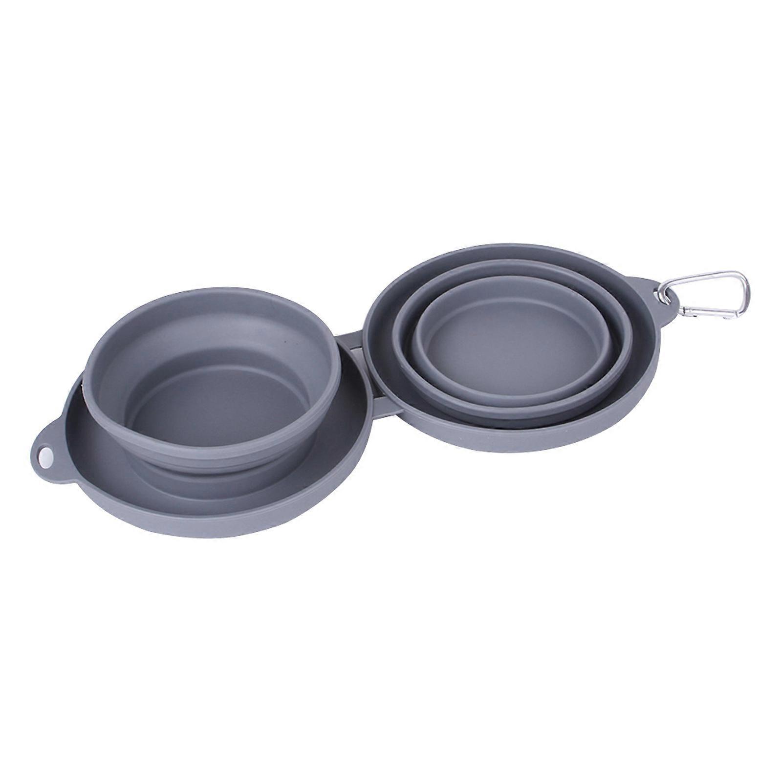 Pet Feeder Dog Bowl Siliscone Portable Folding Silicone Creative Foldable and extended Food Container 2023