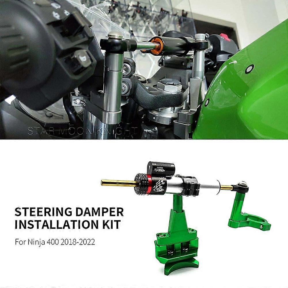 Motorcycle Steering Damper Bracket Stabilizer For Kawasaki Ninja 400 Ninja400 EX400 EX 400 2018-2022 Stabilize Safety Control