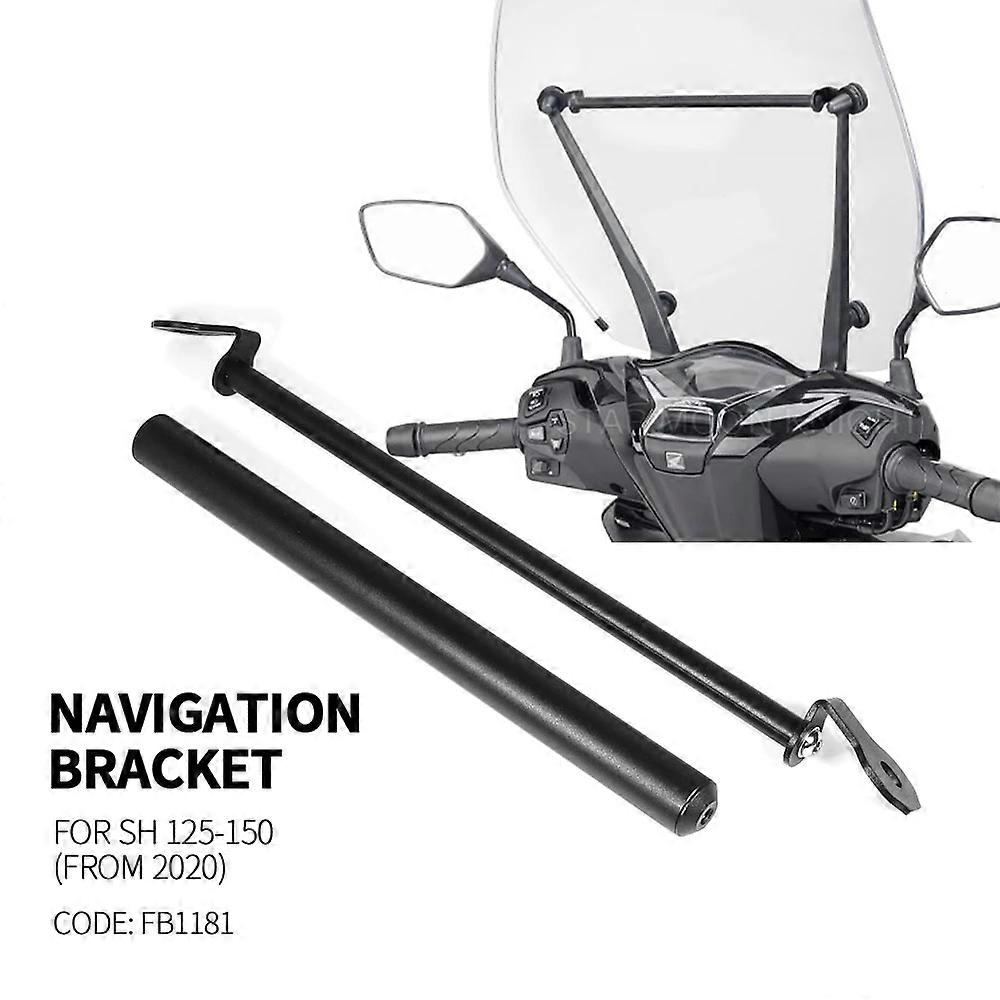 Motorcycle Code: FB1181 For Honda SH 125-150 2020 - GPS SMART PHONE Windshield Navigation GPS Plate Bracket Adapt Holder