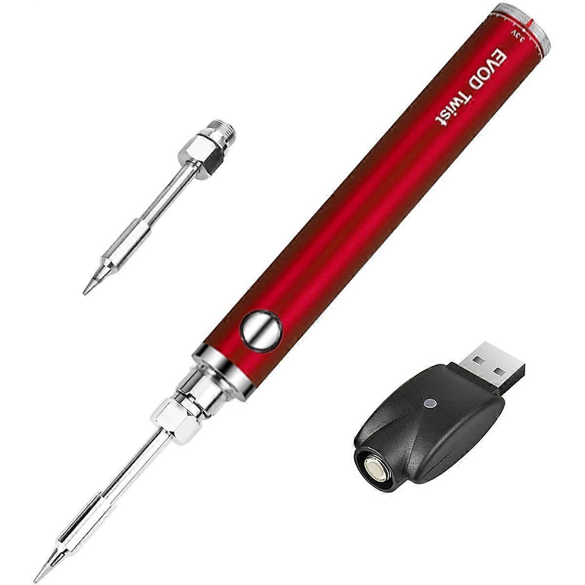 Portable Cordless Soldering Iron for Small Tin Soldering Repair Electronic Component Tools Temperature Adjustable