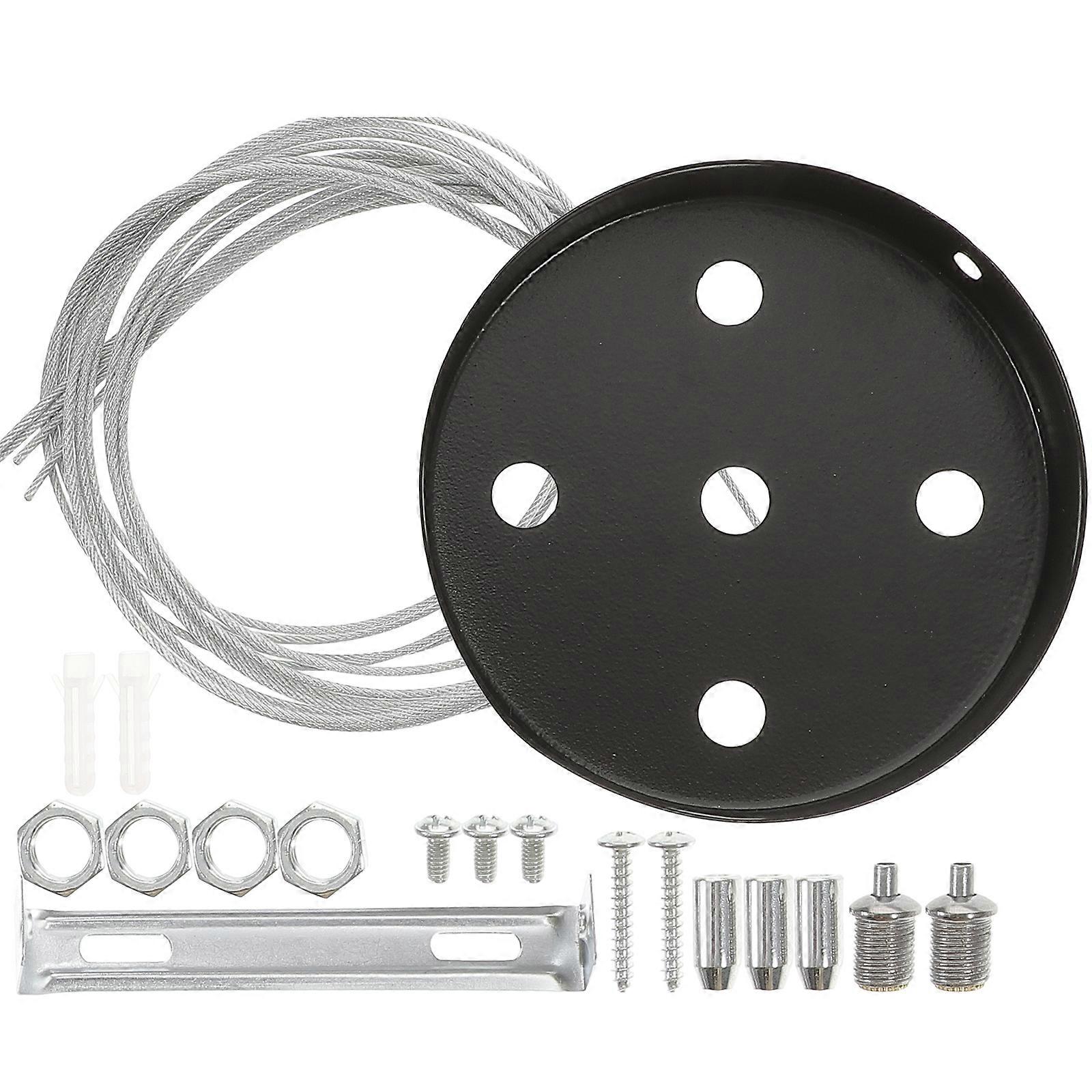 1 Set Ceiling Cover Plate Replacement Chandelier Canopy With Hanging Cord