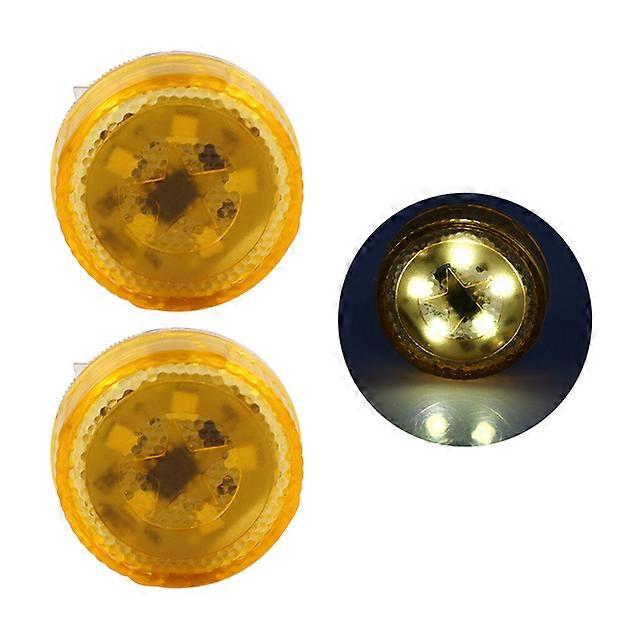 4PCS Wireless Magnetic Car Door Anti-collision Warning Light Auto LED Strobe Light Flashing Red Blue Amber RGB Parking Indicator Lamp