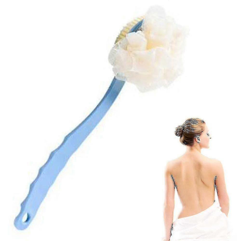 Er Pinsel mit Borsten und Luffa