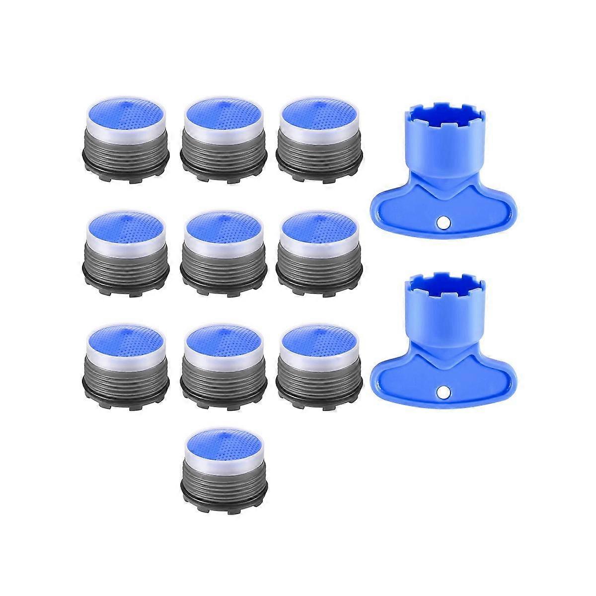 10PCS Faucet Aerator Replacement for Sink Faucet Flow Restrictor, Kitchen Bathroom Cache Aerators w