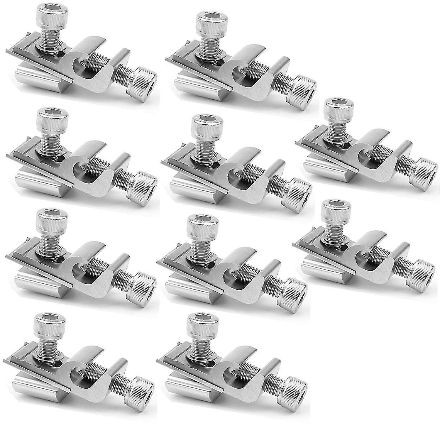 Earth Clamp For Pv Module Pv System Solar System  Accessories For Solar Panel Holder  Standard Solar Panel Earth Clip For Solar Mounting System (4)
