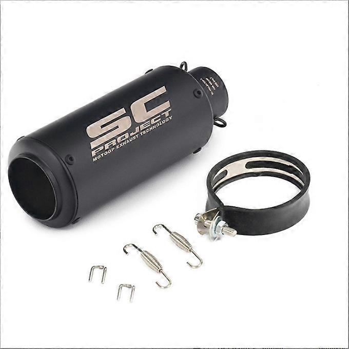 Pipe diameter 89mm Motorcycle Modified Exhaust Pipe, Large displacement suitable for motorcycles and off-road vehicles, Modified Model-Round mouth dia