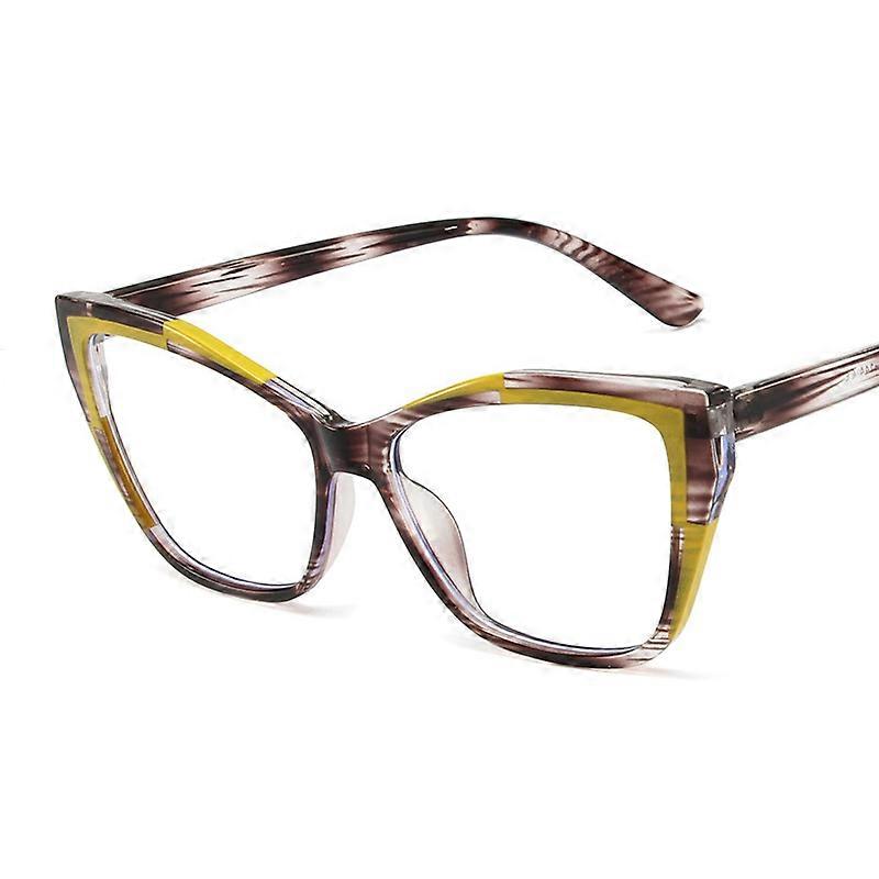 55485 Fashion TR90 Anti Blue Light Blocking Cat Eye Glasses Frame Women Luxury Designer Retro Eyeglasses for Ladies Optical