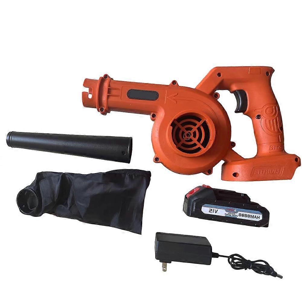 Bezdrátový elektrický vzduchový ventilátor Výkonný dobíjecí vysavač foukání vysoce výkonný průmyslový pro auto zvířecí chlupy prach