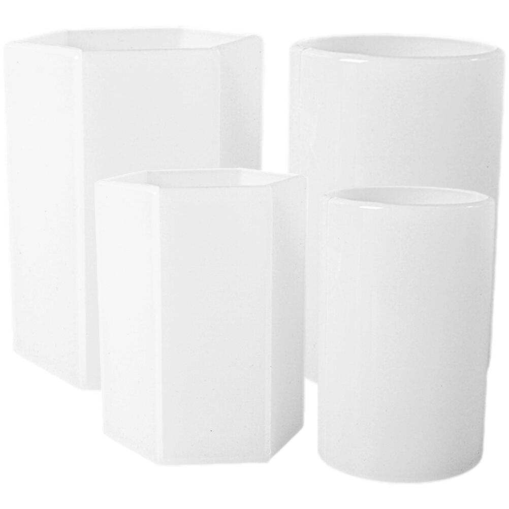 4 Sztuk Formy Do Świec Silikonowe Formy Do Produkcji Świec DIY Formy Do Świec Dekoracyjne Formy Do Świec