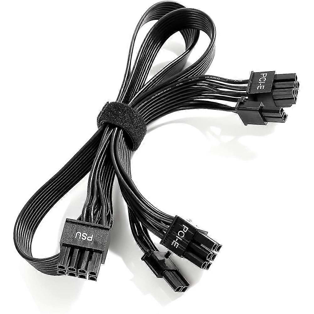 Psu Vga mann til dobbel pcie 8 (6 + 2) pin mannlig pcie GPU-kabel for G + g2 G3 G5 ga B3 B5 T2 modulær forsyning