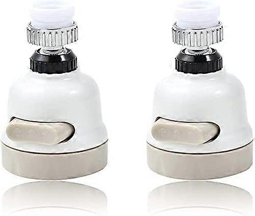 Set of 2 Kitchen Faucet Movable Heads, Aerator Water Saving Faucet Aerator Faucet 360 Rotation, Splash-proof Faucet Nozzle with Filter
