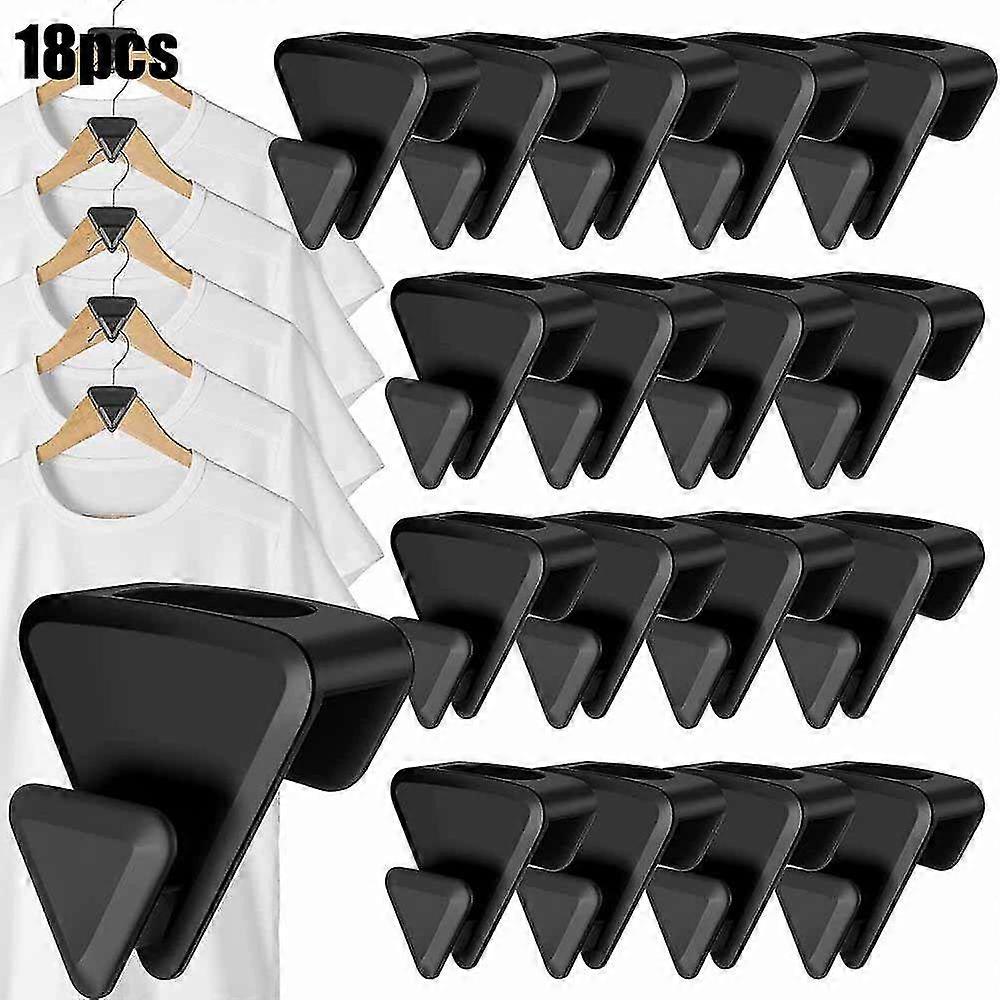 18pcs Space Save Multi-function Hanger Connecting Hooks Closet Hanger Hooks