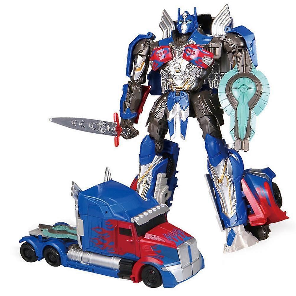 Manual Deformation Robot Car Toys Model for Kids Portable Alloy Deformation Action Figure Ornaments for Birthday and Party
