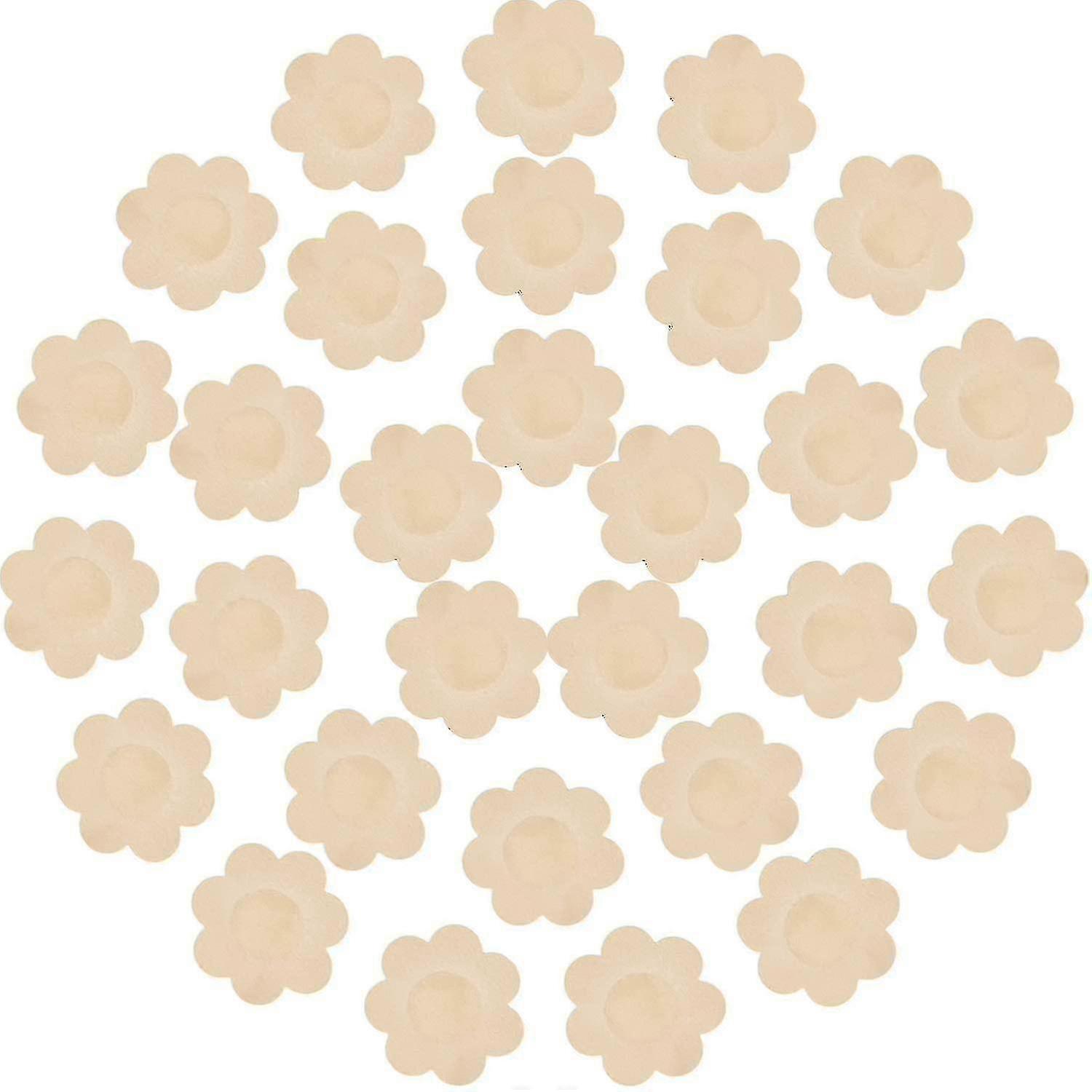 30 pièces Housse de mamelon en forme de prune Housses de poitrine jetables Soutien-gorge Pasties