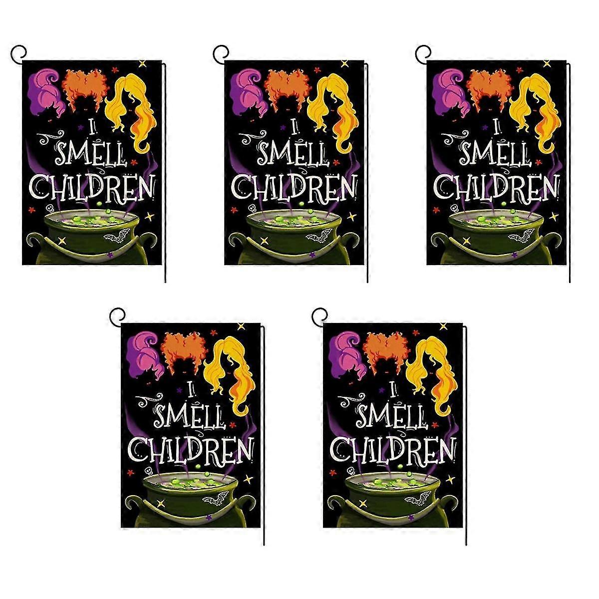 Numero 1 Halloween-koristelu Puutarha Lippu Piha Puutarhan koristelu Tausta Ulkoloma Lippu Tausta