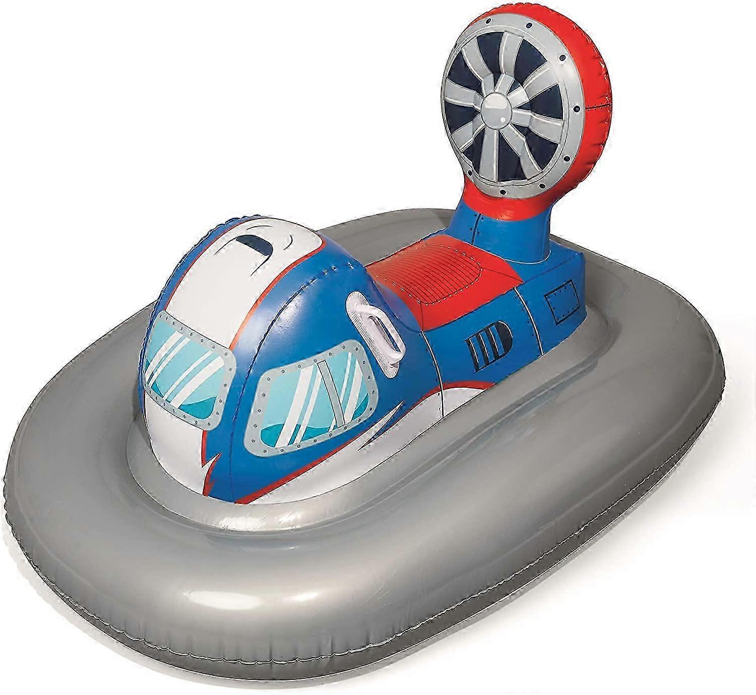 Inflatable Galactic Battleship Pool Float, Ride-On Toy for Water Fun