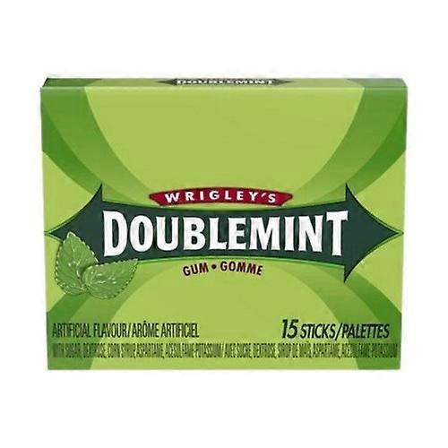 Wrigley's Doublemint Minzgummis mit Minzgeschmack, 10 Stück (10 Stück)