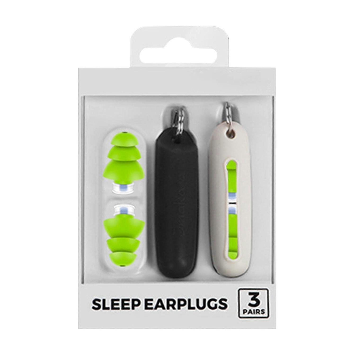 3 Pairs Sleeping Ear Plugs Noise Cancelling Sound Insulation 3 Layer Structure Waterproof Swimming E