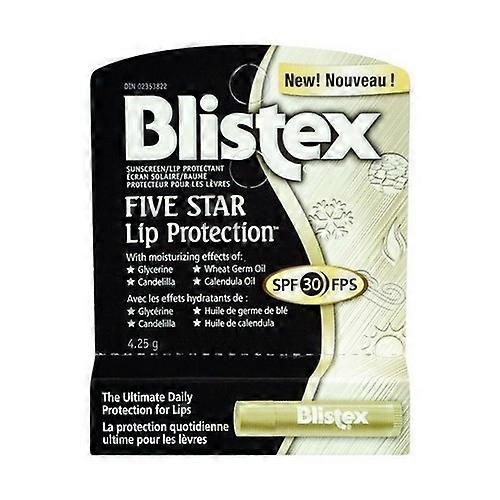 Blistex Five Star Lip Protectant Stick SPF 30, 4.25 克