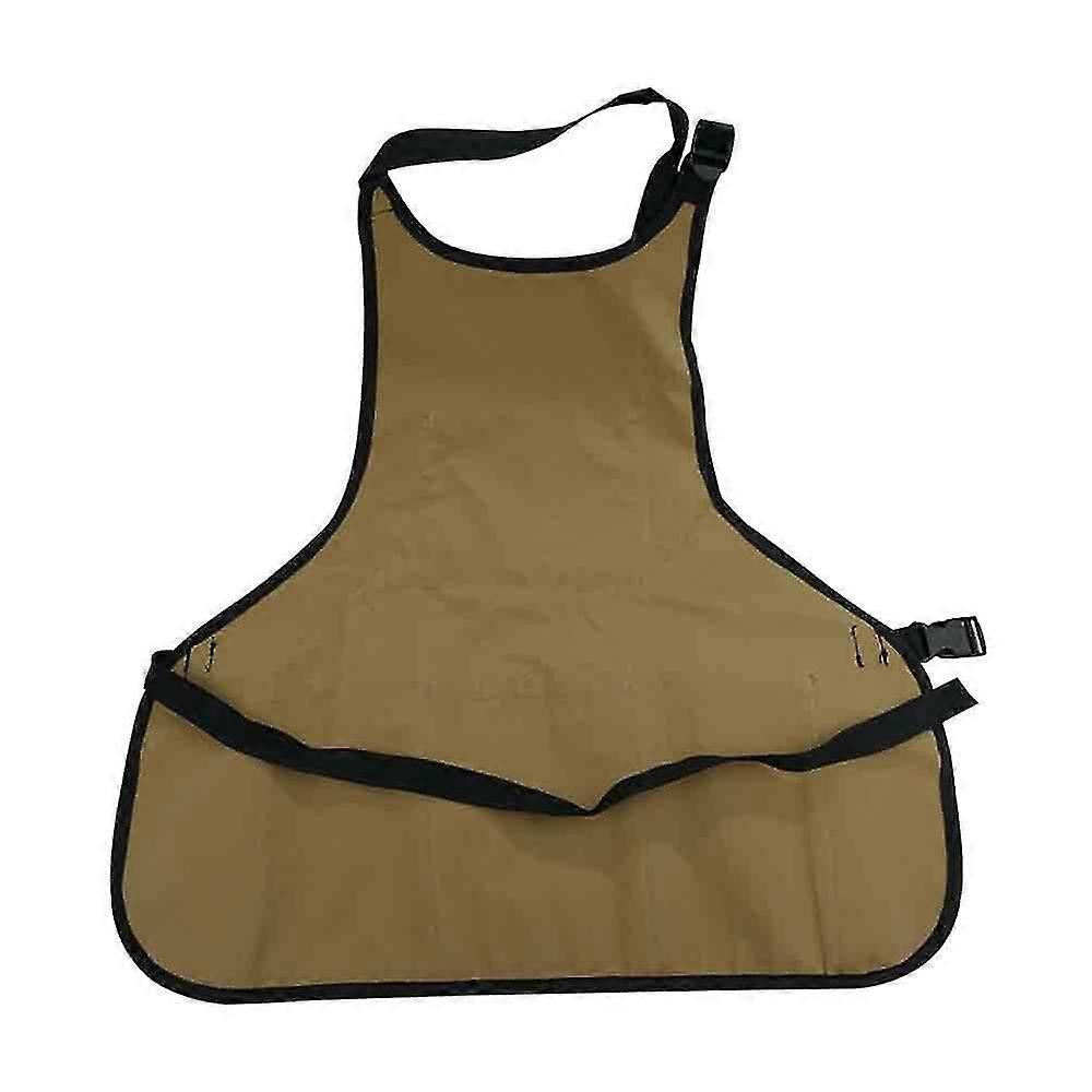 Garden Apron With Pockets Adjustable Straps For Gardening Woodworking Lawn Care