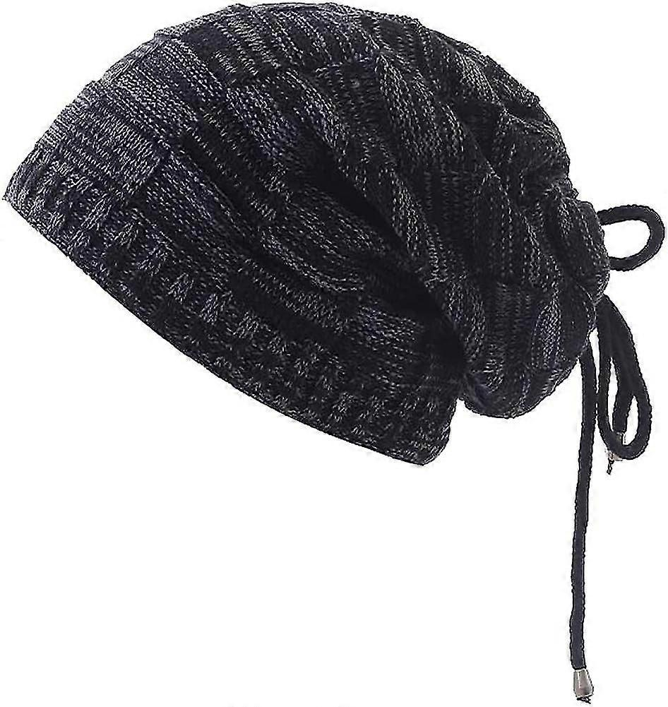 Pony Tail Beanie Dread Beanie Knit Loop Scarf Neckerchief Dreadlocks Hat