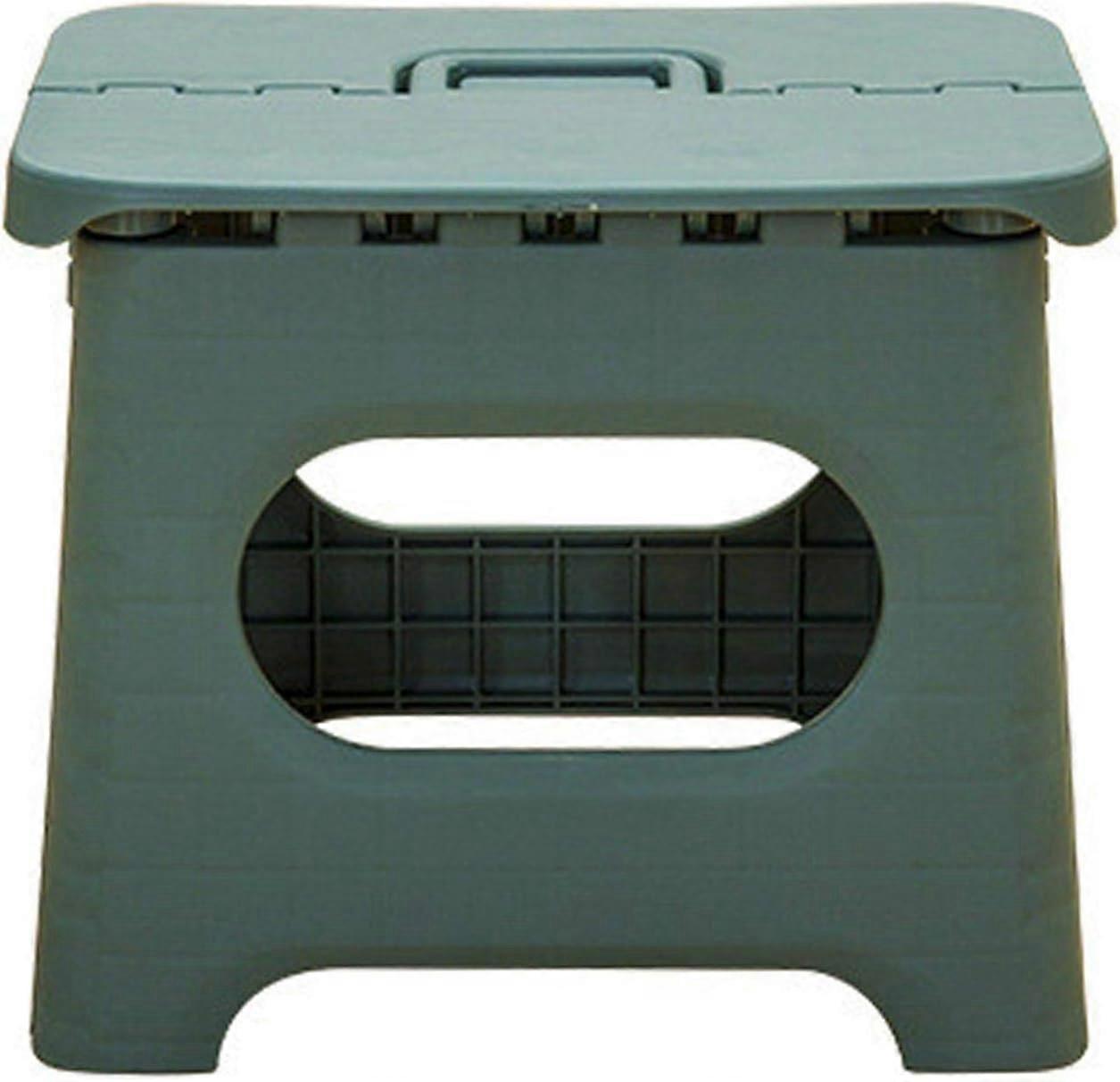 Sturdy foldable footstool with handle for kids and adults, lightweight footstool, non-slip foldable footstool