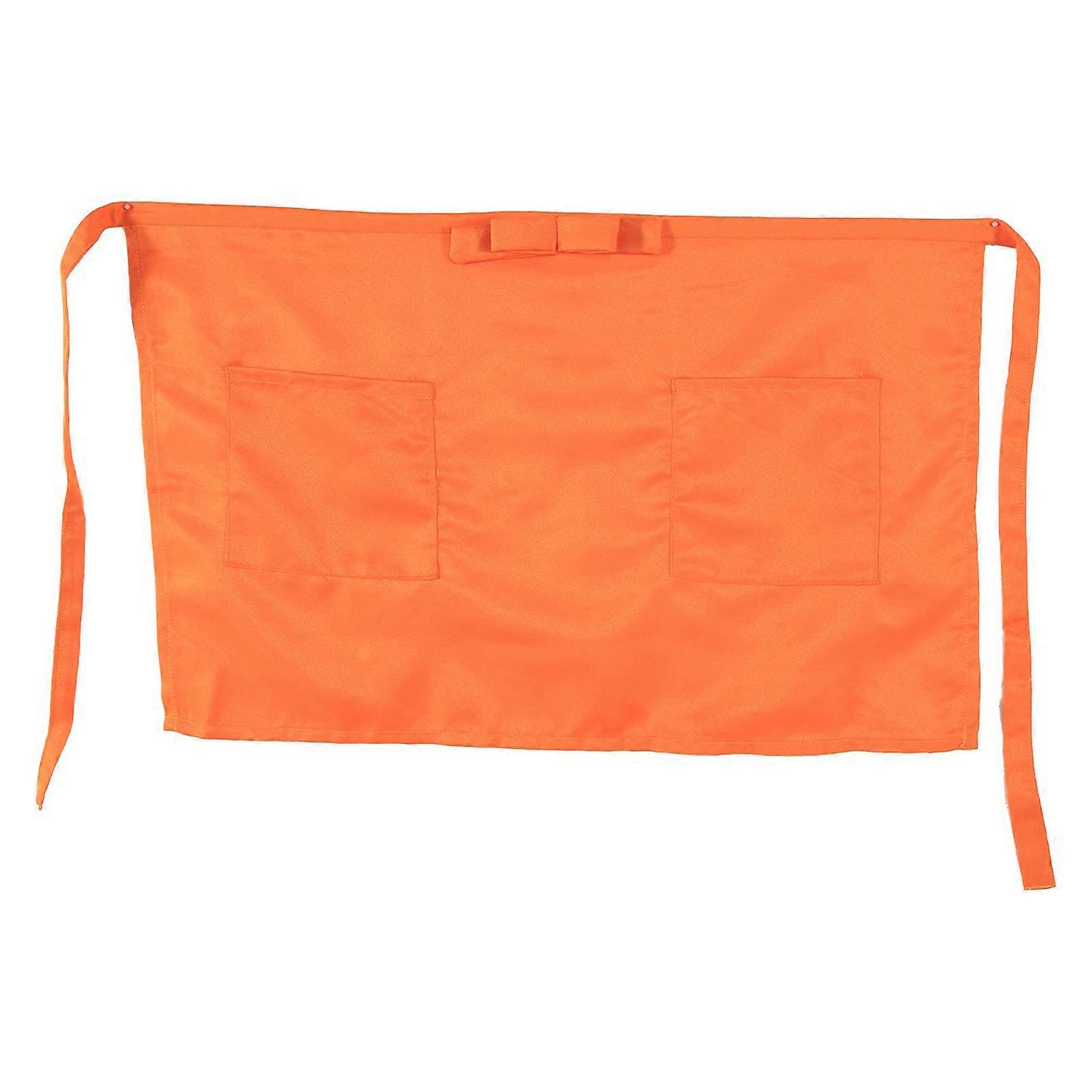 Short Half Waist Apron for Home Kitchen Cafe Bistro