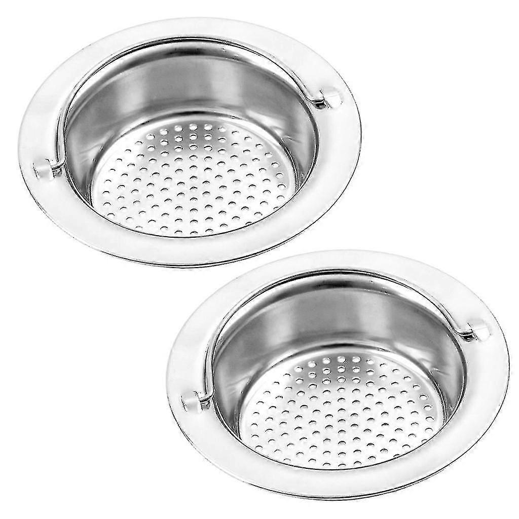 2 Large 11cm - Kitchen Sink Sink Strainers