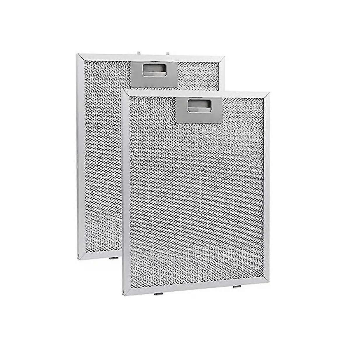 2PCS Sortiment Dunstabzugshaube Filterkocher Dunstabzugshaube Fettfilter Küchendunstabzug Belüftung Aluminium-Aspirator