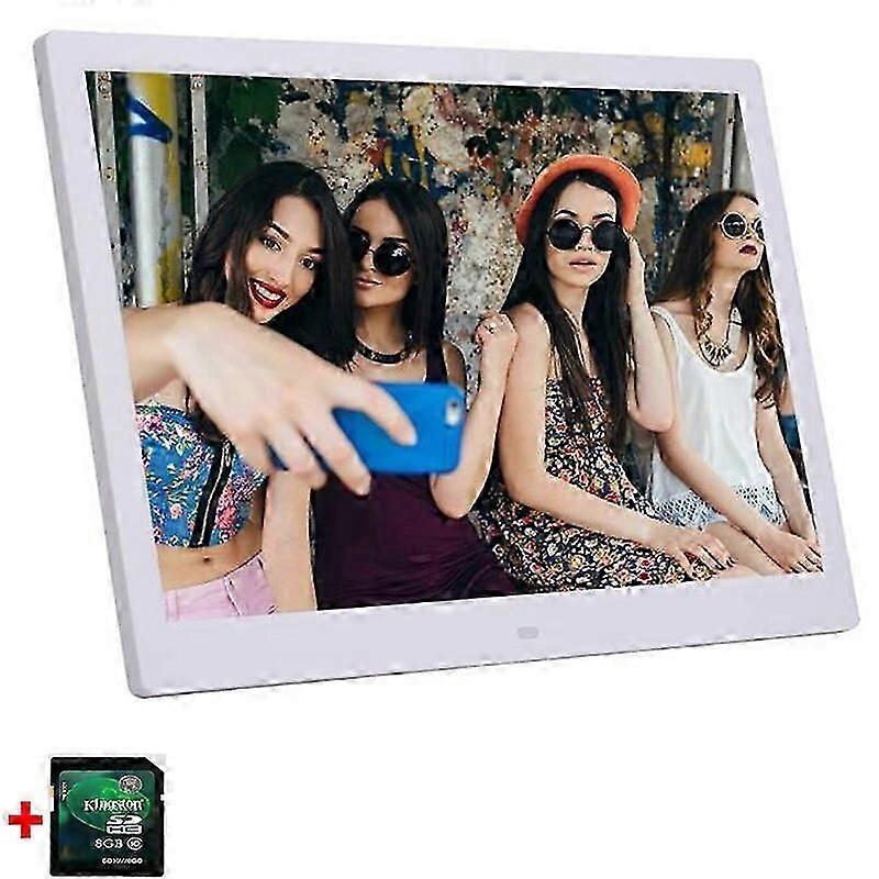 10"Digital Picture Photo Frame IPS Full-View Screen Photo Album 1280*800 Clock Calendar Video Player free shipping