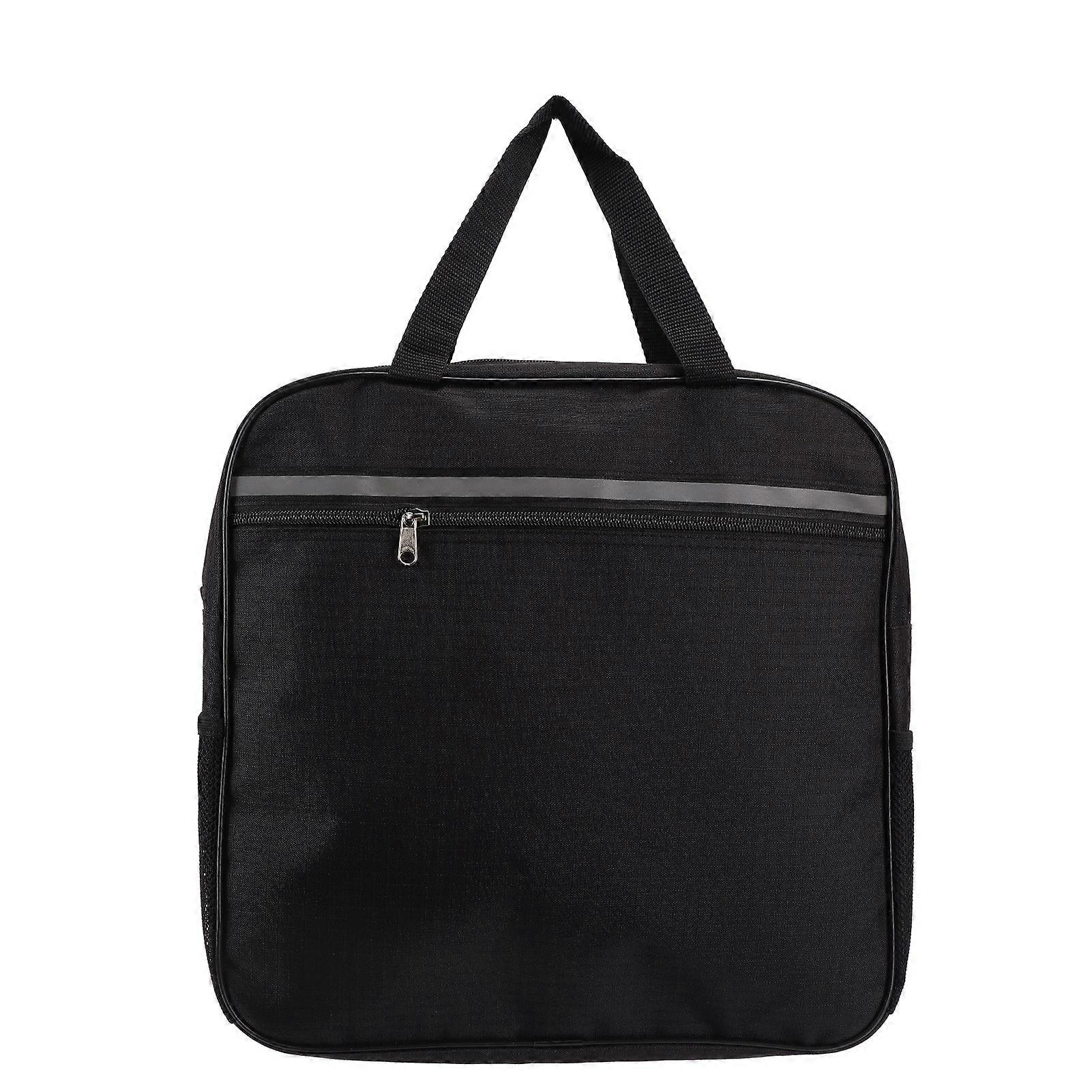 Multi-Pocket Portable Wheelchair Walker Bag with Hook and Loop