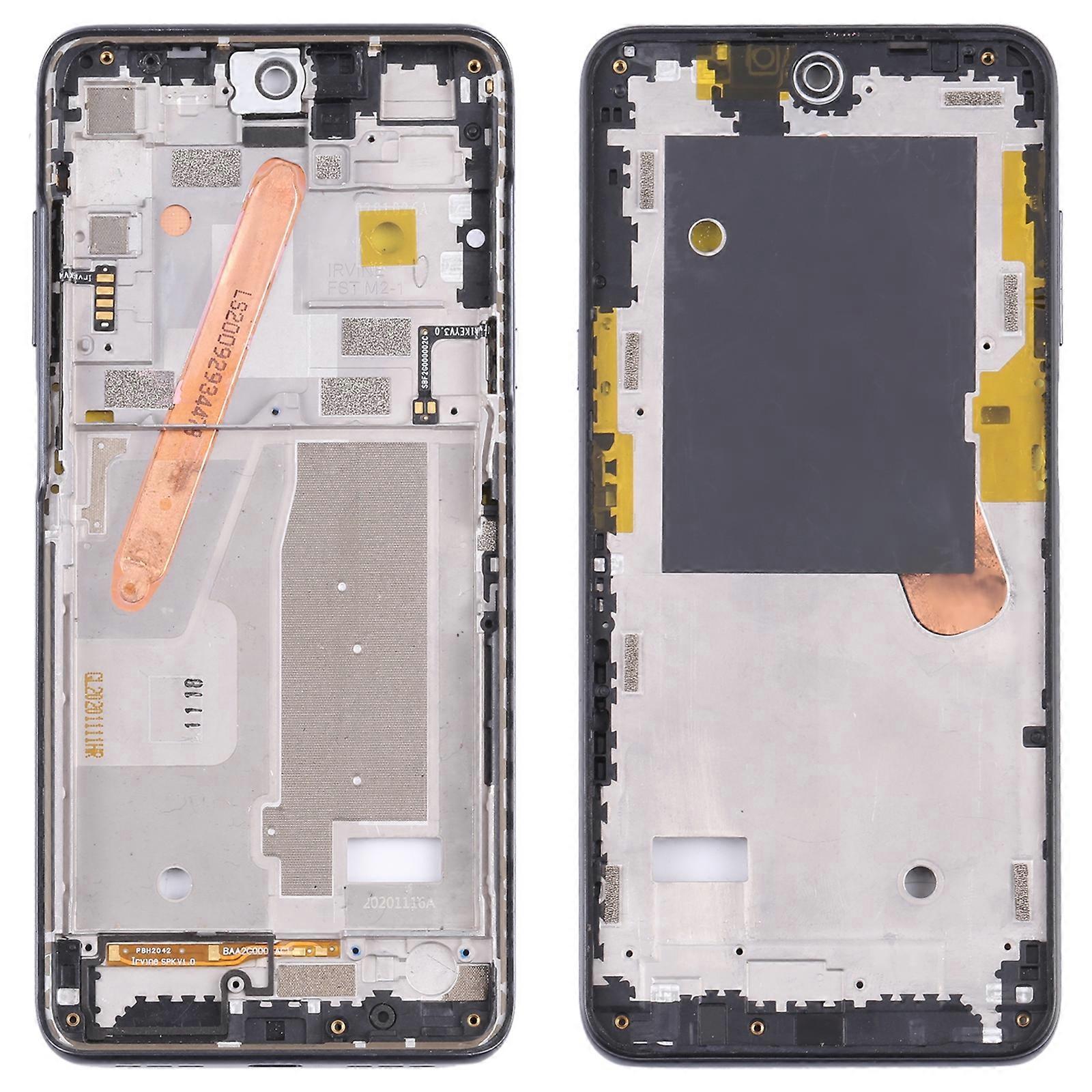 COMPATIBLE Front Housing LCD Frame Bezel Plate for TCL 20 5G T781, T781K, T781H (Grey)