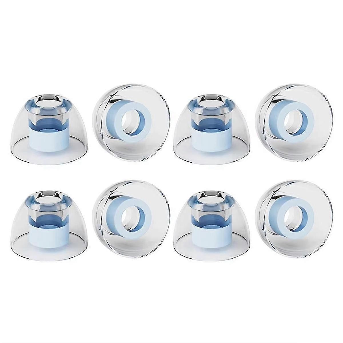 Replacement Eartips for C04 Earbuds Liquid Silicone Caps C04 Flexible Noise Reduction Ear Tips S M