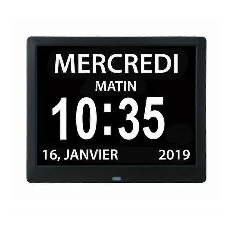 Orologio calendario digitale con data e ora