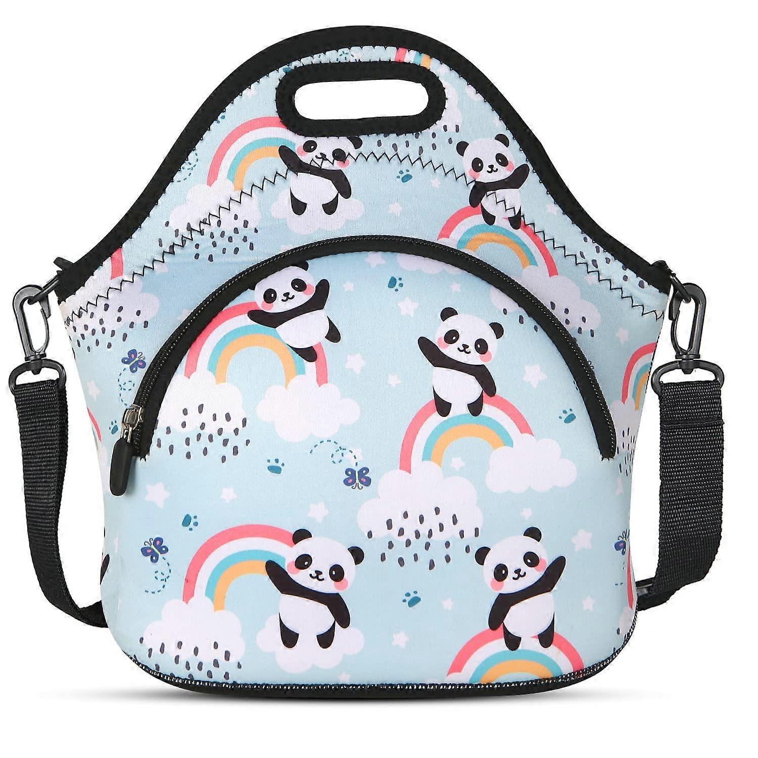 Reusable Insulated Lunch Bag for Work or Picnic, Large Capacity, Vintage Style, Durable Material, Easy Clean