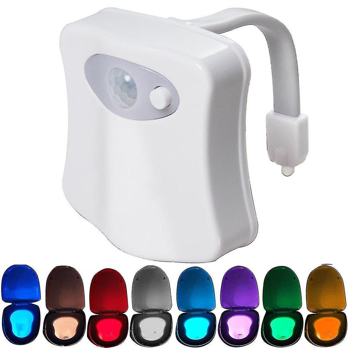 8colors Motion Sensor Light,led Toilet Night Light,noinclude Batteries