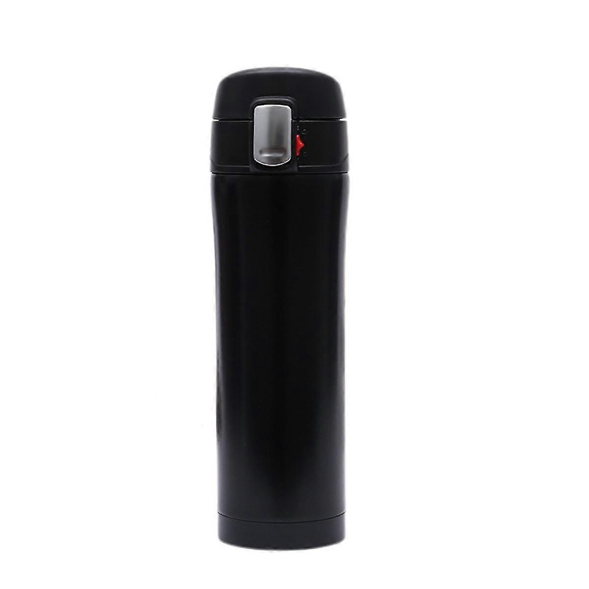 Vakum iesi, Gvenli, Toksik Olmayan, Dayankl, Paslanmaz elik Vakum Termos Su iesi Seyahat Kupa Kahve ay Barda 350ml(Siyah)