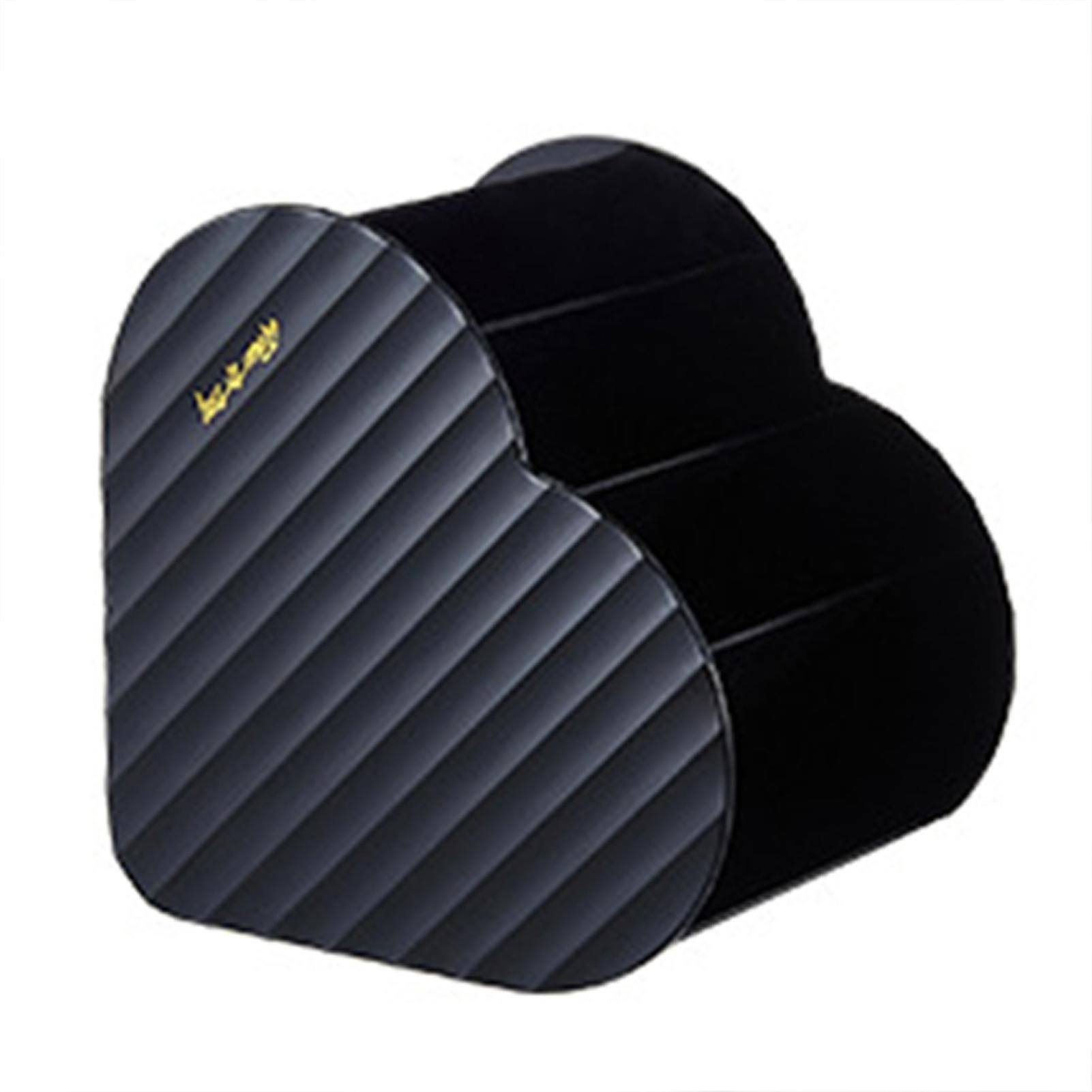 Heart Shape Multi-grids Makeup Brush Organiser Multifunctional Stable Storage Bucket For Bedroom Home